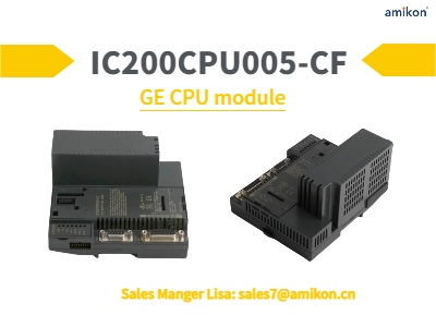 IC200CPU005-CF GE CPU modülü
