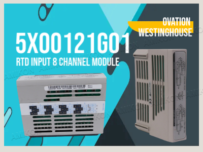 Westinghouse 5X00121G01 8-Kanallı RTD Giriş Modülü: Yüksek Hassasiyetli Sıcaklık İzleme Çözümü