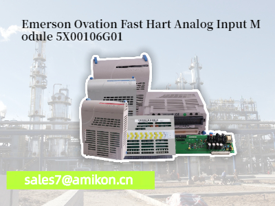 5X00106G01 Emerson Ovation Fast Hart Analog Giriş Modülü